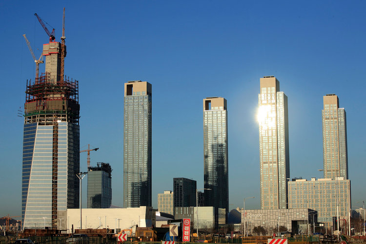 The development is shooting for LEED certification at a neighborhood scale, and plans to recycle 40% of the water used.