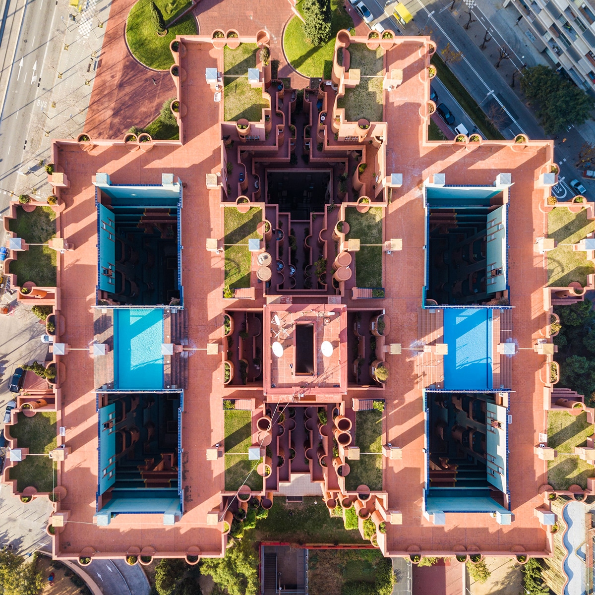 Aerial Photos of Barcelona by Márton Mogyorósy