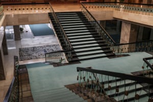The Great Hall inside The Palata Srbija building in Belgrade,