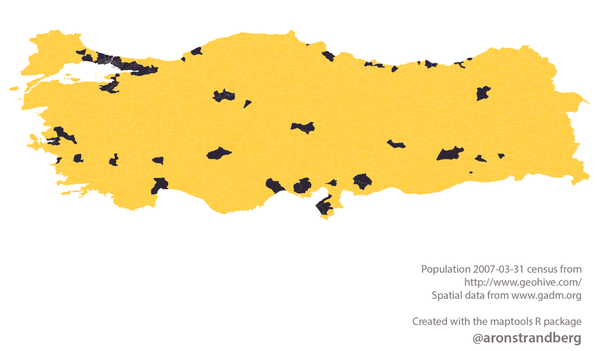 Turkey's population mapped