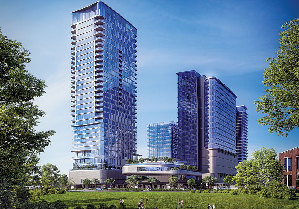 Planning January 2020 The 'Z' Word A rendering of The Allen, a mixed-used development along the Allen Parkway. Photo courtesy DC Partners.