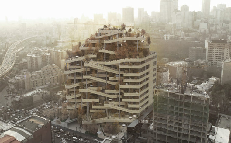 FMZD Transforms an Existing Concrete Structure in Tehran into a Contextual Shopping Mall, Courtesy of FMZD