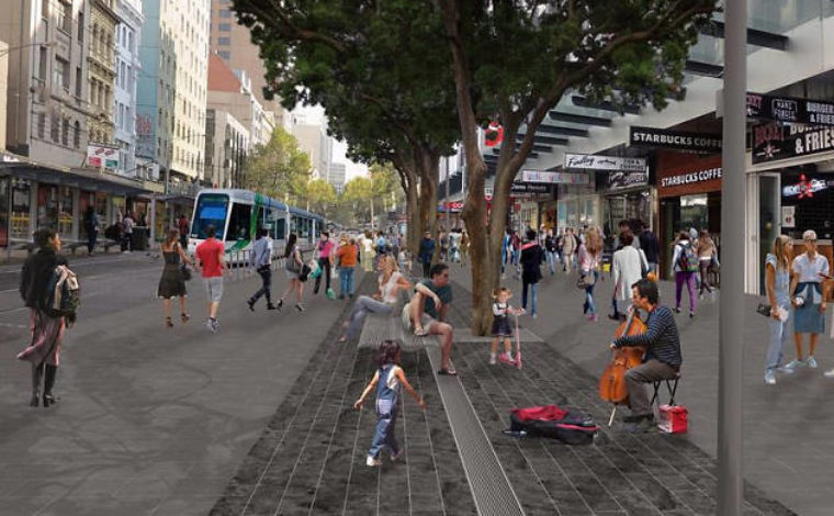 Elizabeth Street southbound lane closure 2020