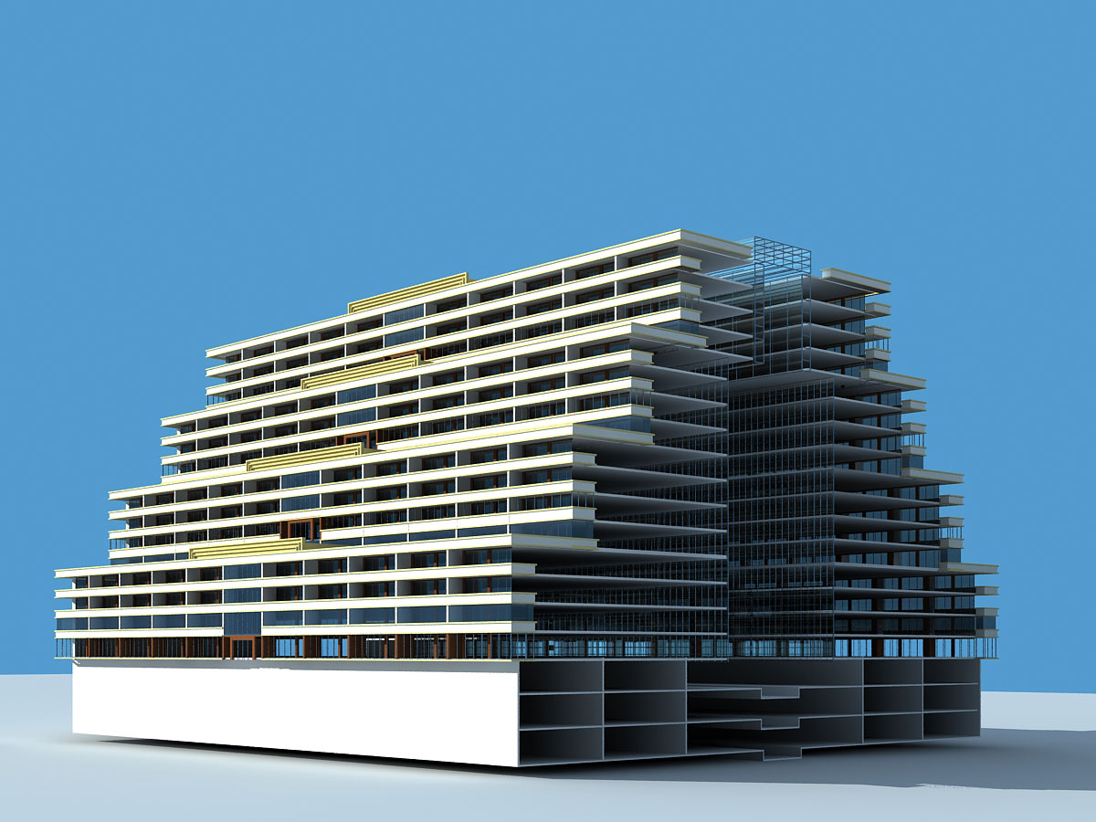 Modulated linear city