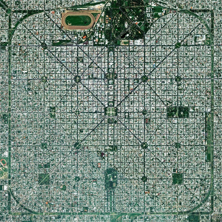La Plata, Argentina. Created by @dailyoverview. Source imagery @maxartechnologies