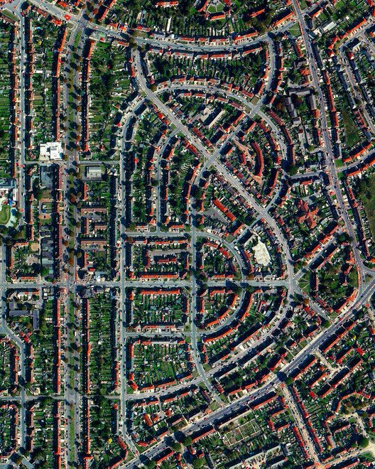 Dagenham, London, England. Source imagery: @digitalglobe