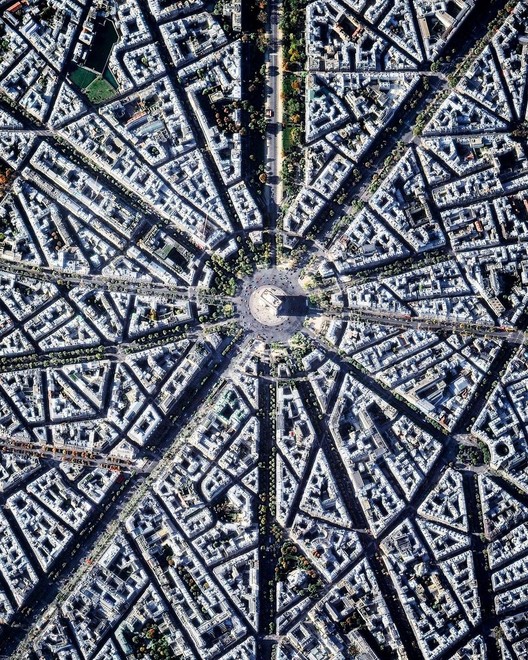 Paris, France. Created by @dailyoverview, source imagery @maxartechnologies
