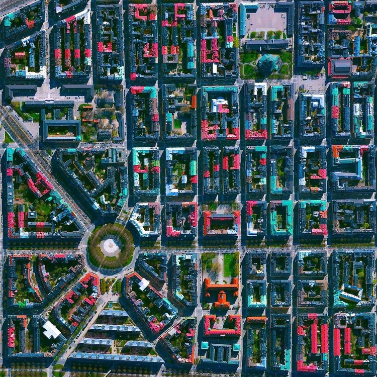 Stockholm, Sweden. Created by @dailyoverview, source imagery: @maxartechnologies