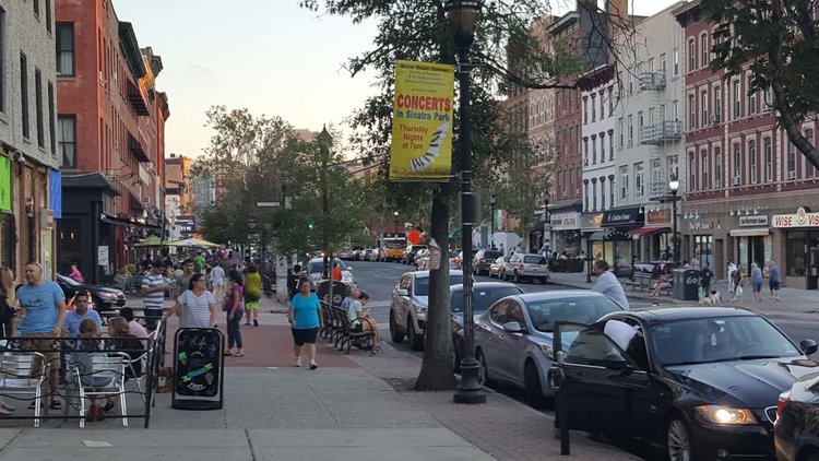 Take a productive place where people are already actively living, working and spending time, then connect that to other productive places with transit. If you invert the steps in this process, you won't achieve long-term prosperity. (Photo source: Andrew Price)
