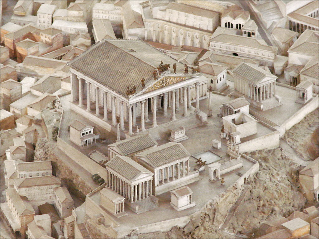 Maquette de Rome (musée de la civilisation romaine, Rome)