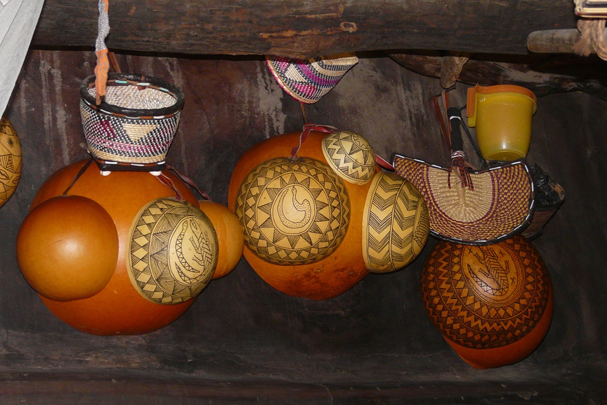 Artistic African Village Burkina Faso