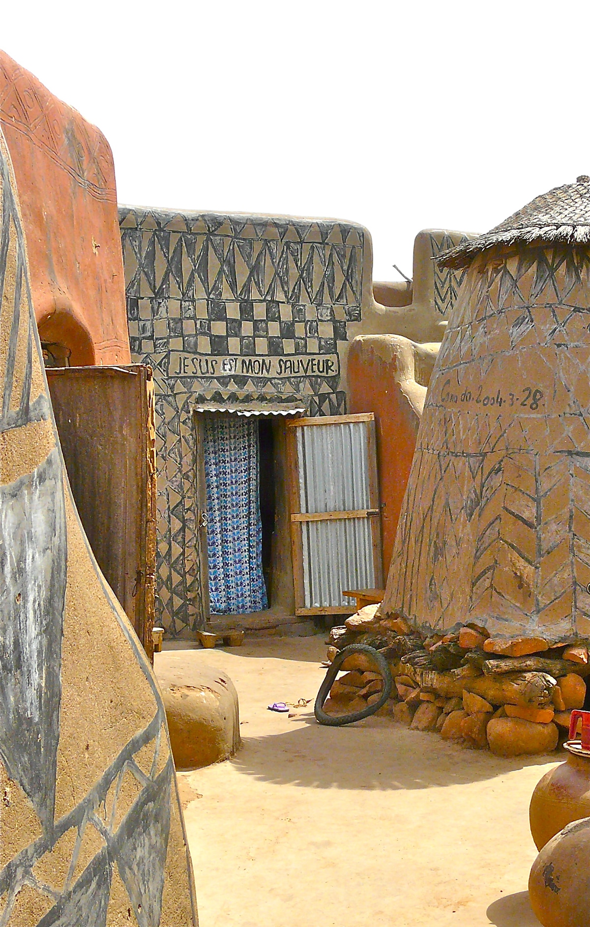 Artistic African Village Burkina Faso